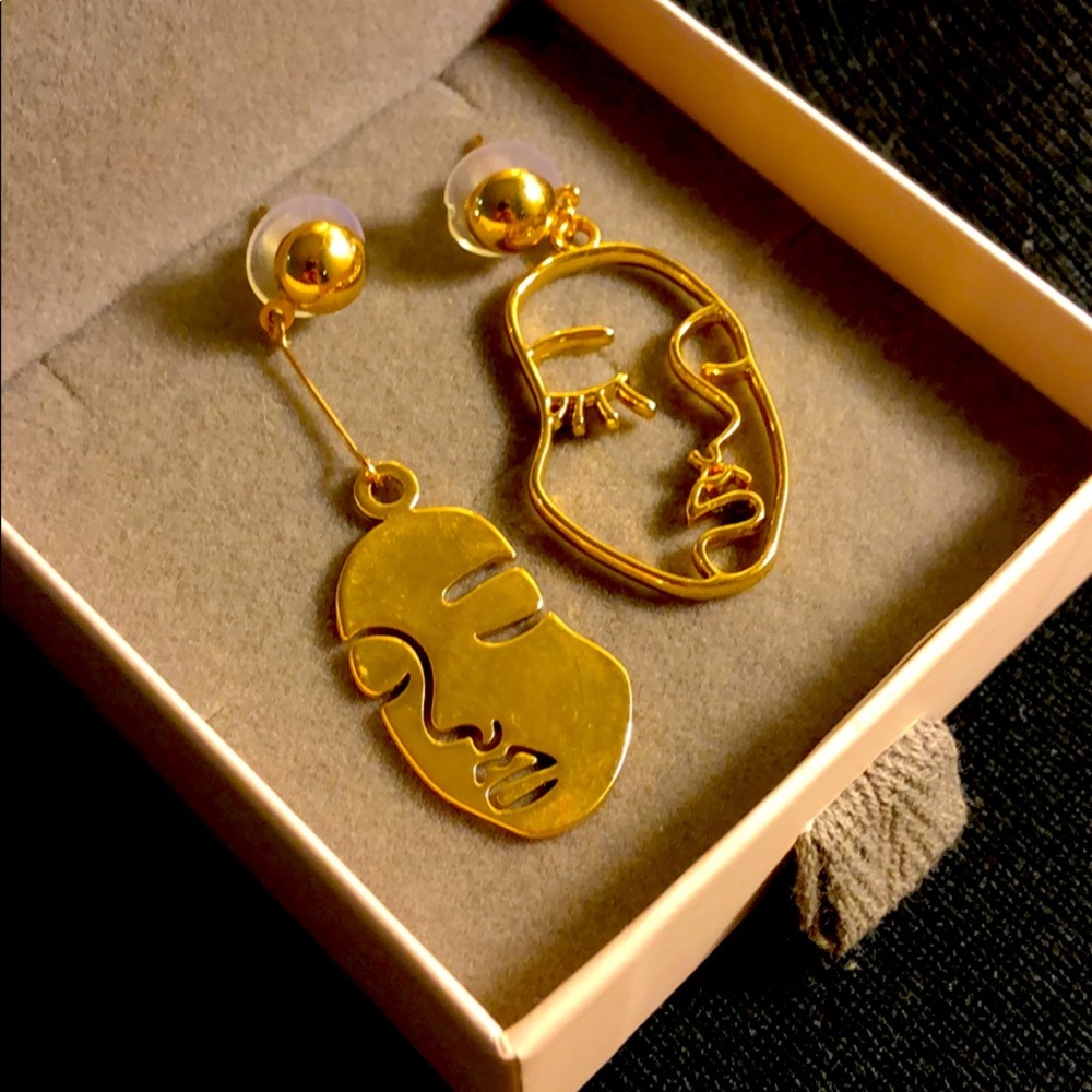 Golden earrings